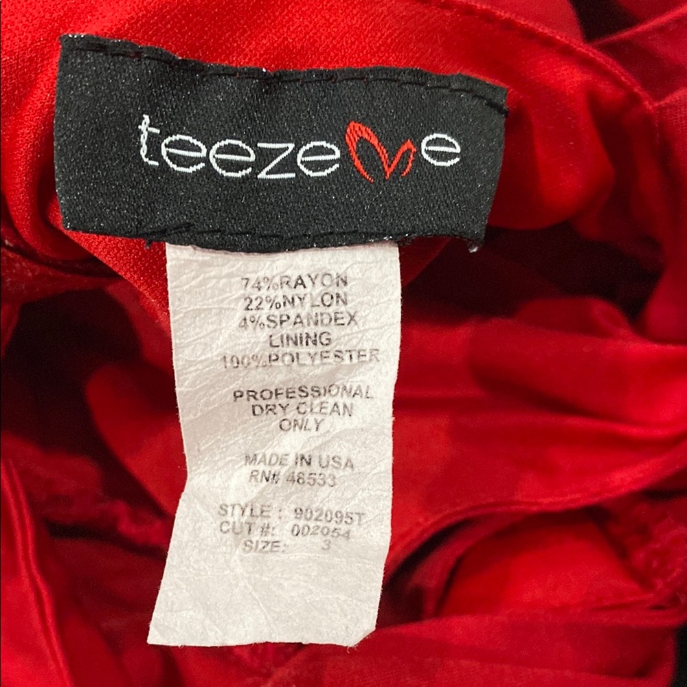 Teeze Me Red Dress